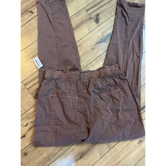NWT Old Navy size 16T 16 tall brown pants cotton & rayon - Picture 3 of 5